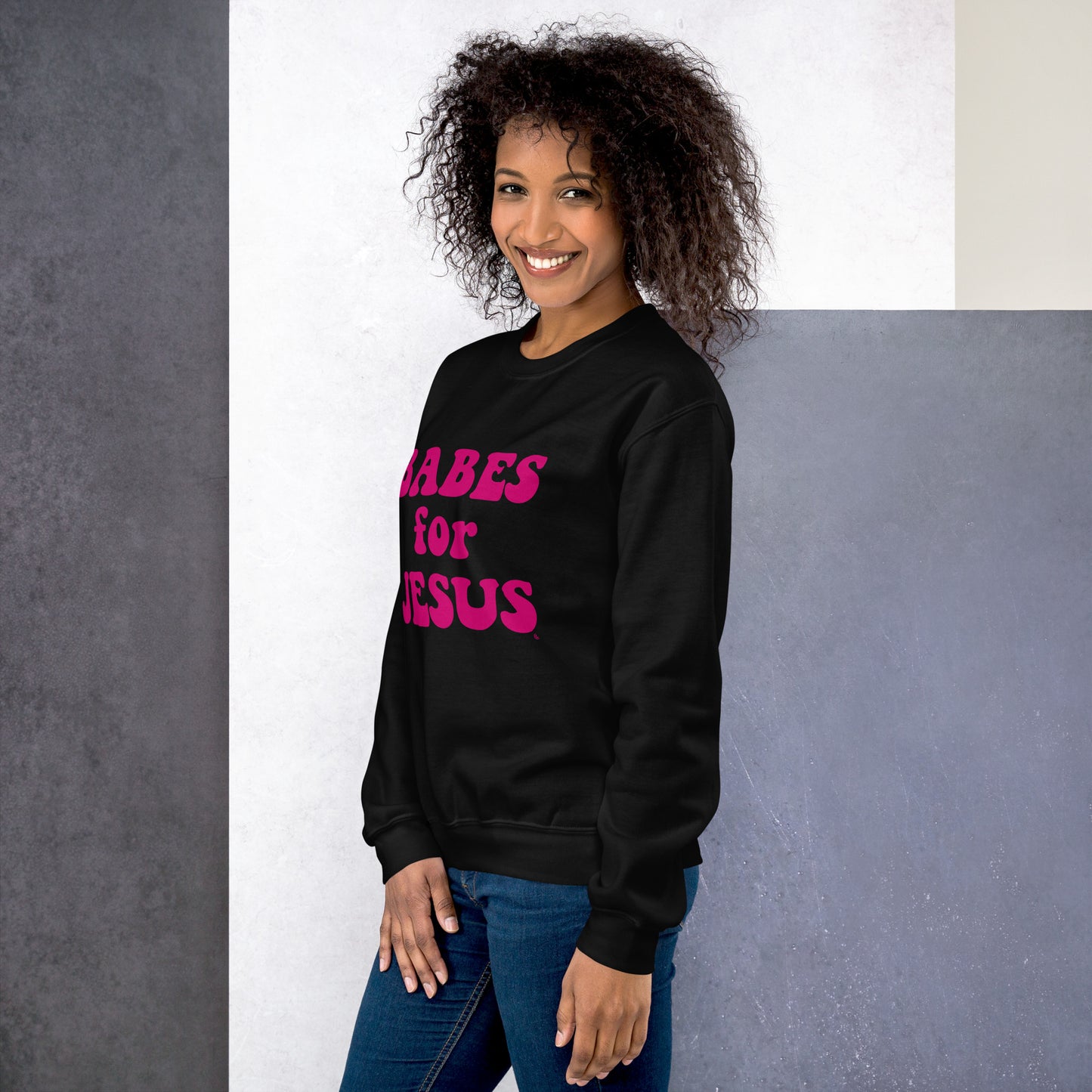 Women's Babes for Jesus sweatshirt