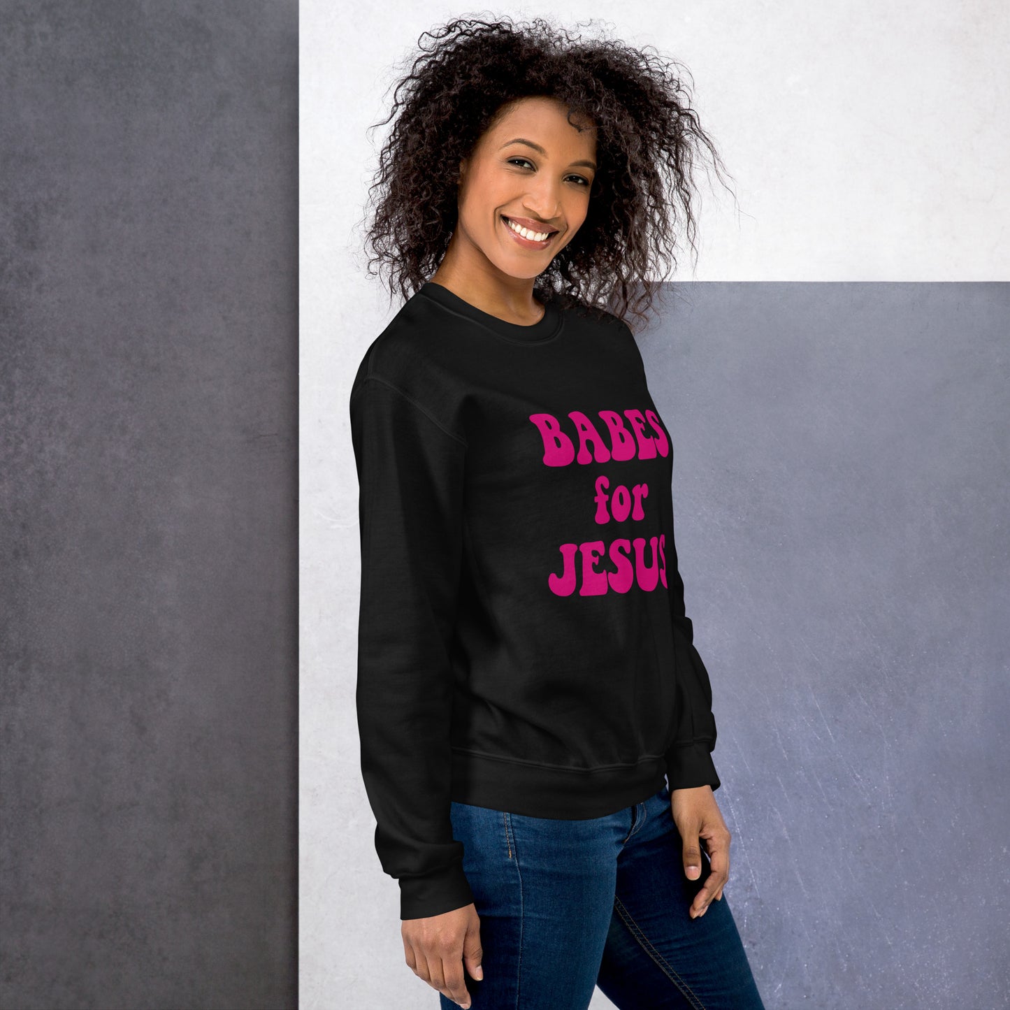 Women's Babes for Jesus sweatshirt