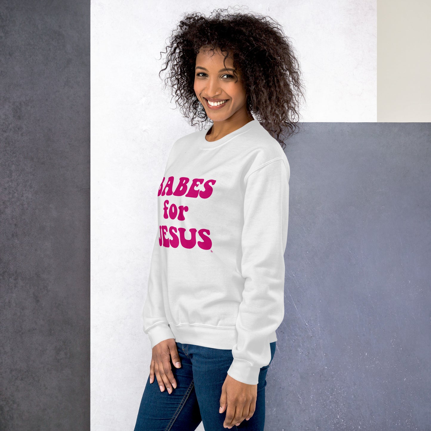Women's Babes for Jesus sweatshirt
