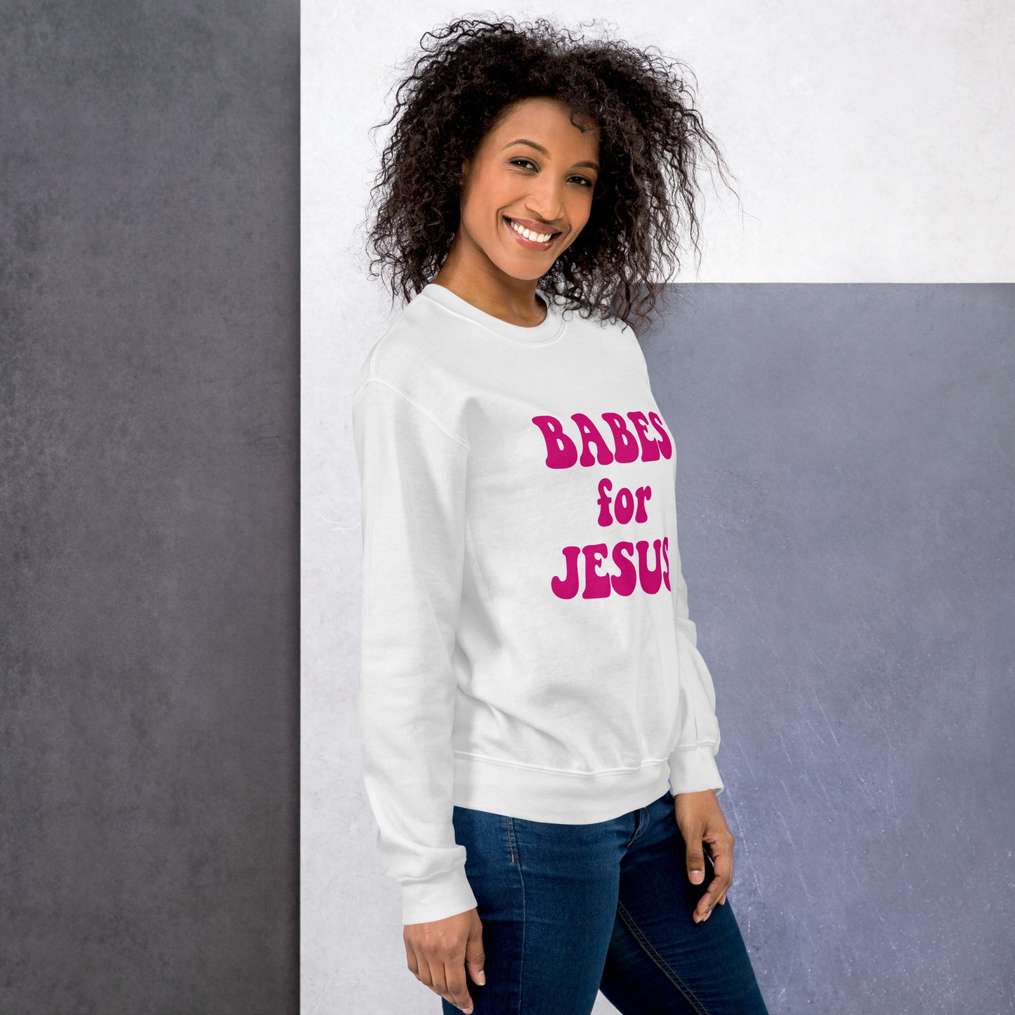 Women's Babes for Jesus sweatshirt