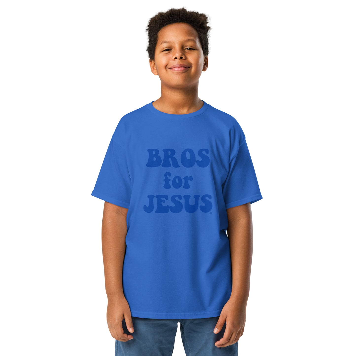 Bros for Jesus short sleeve youth classic tee