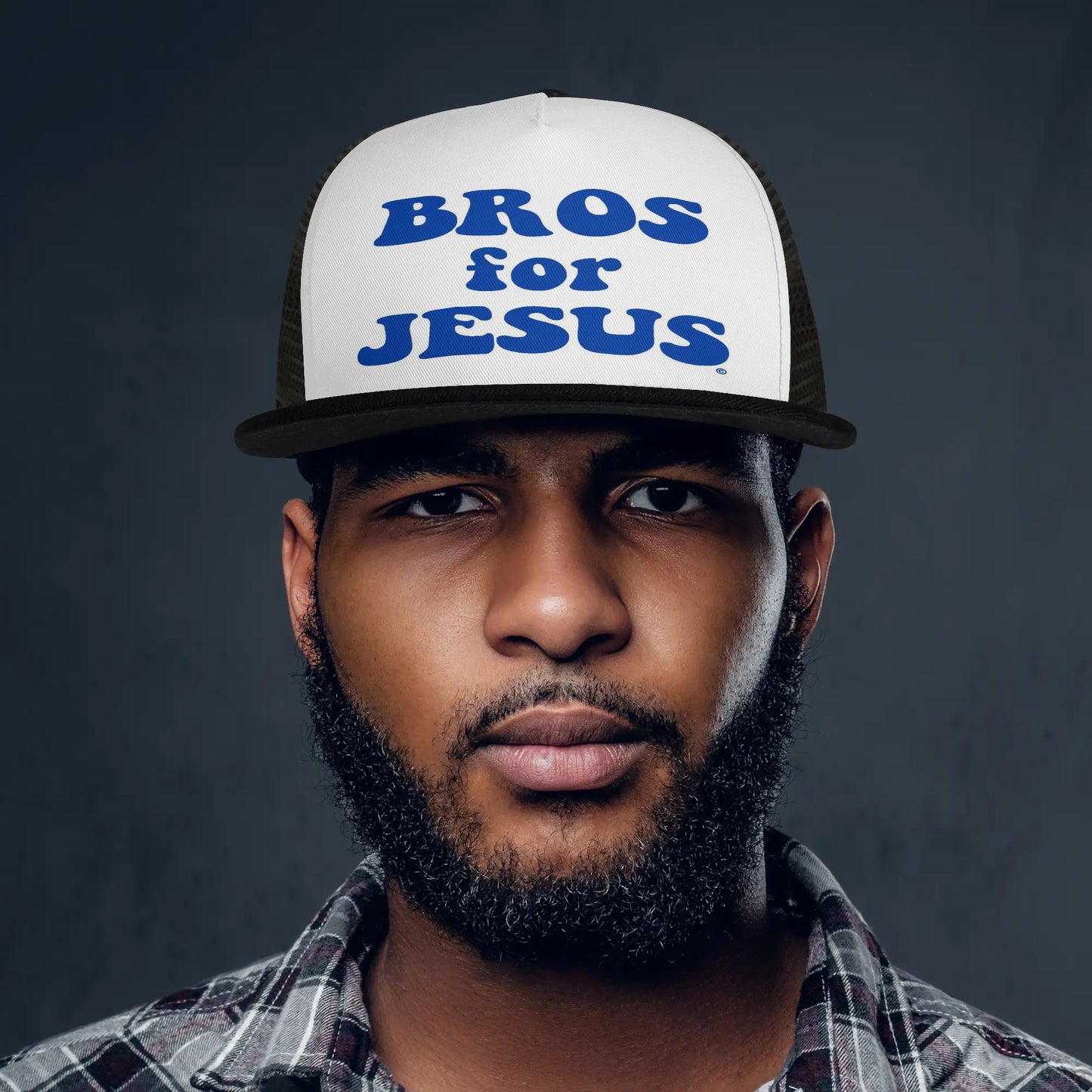 Bros for Jesus Adjustable Snapback Trucker Hat