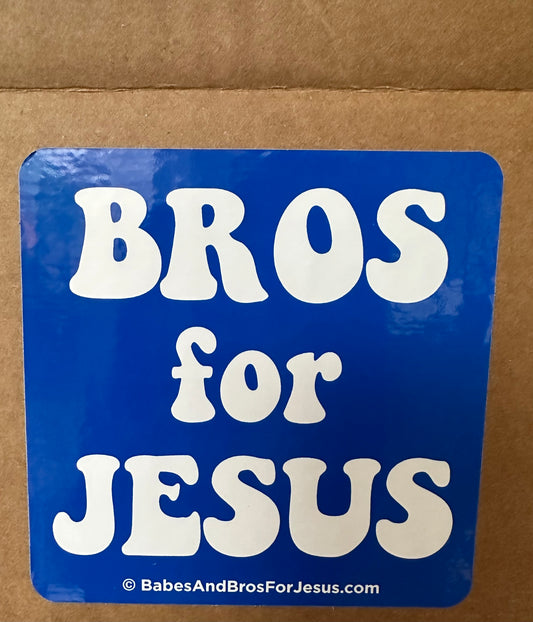 Bros for Jesus Bumper Sticker