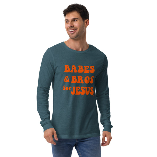 Men's Babes and Bros for Jesus Long Sleeve Tee