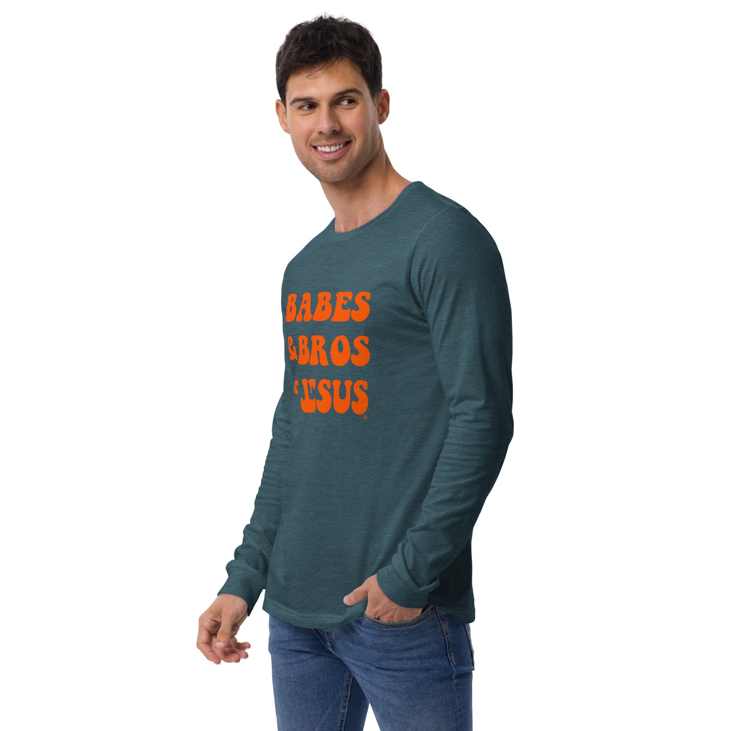 Men's Babes and Bros for Jesus Long Sleeve Tee