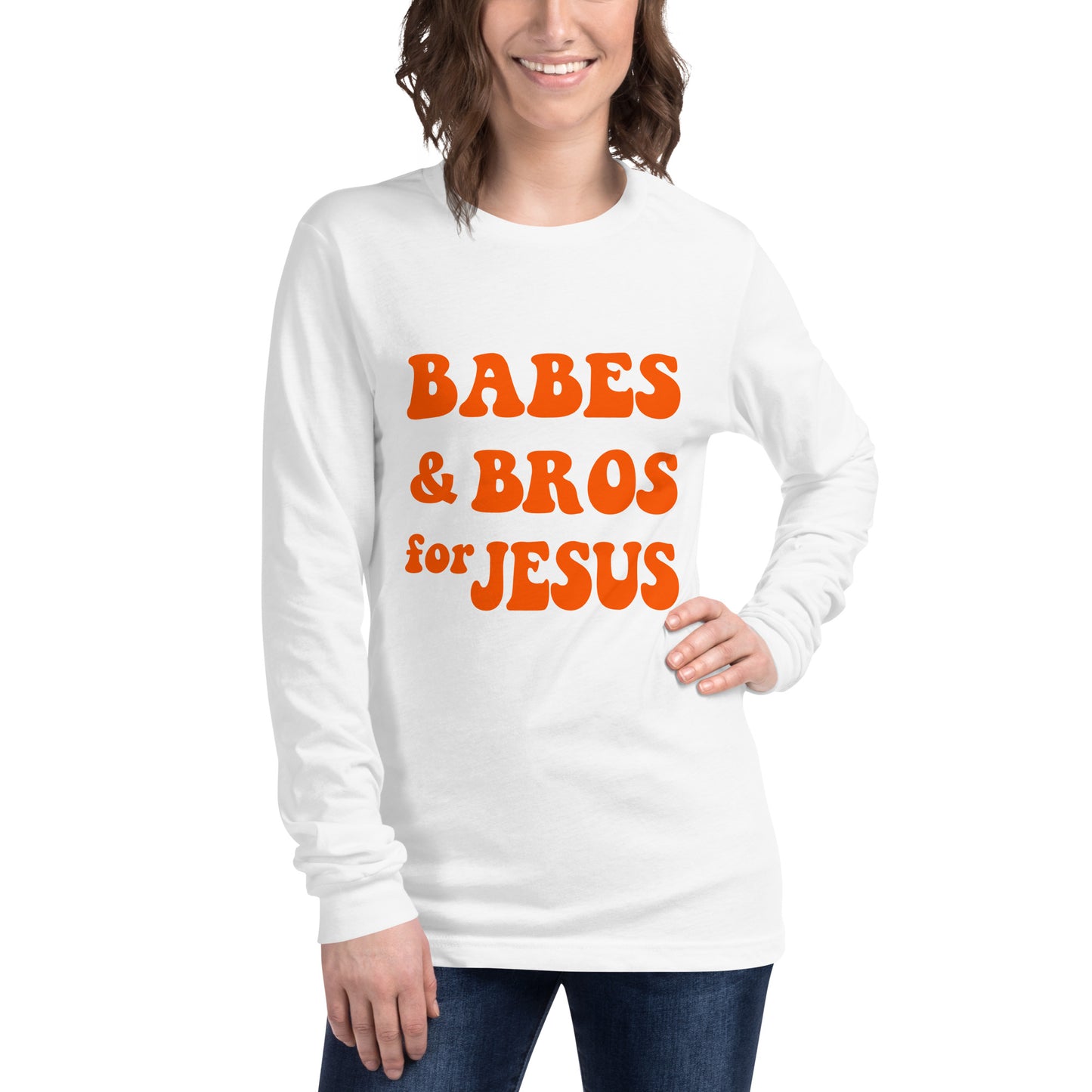 Women's Babes and Bros for Jesus Long Sleeve Tee