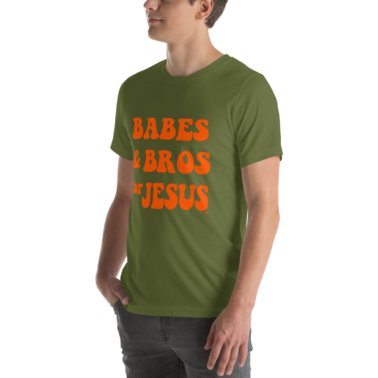 Men's Babes and Bros for Jesus shirt