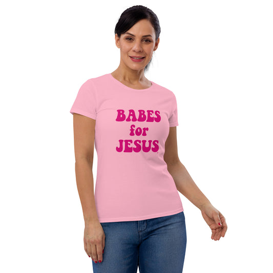 Women's Babes for Jesus short sleeve t-shirt