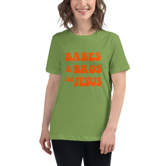 Women's Babes and Bros for Jesus short sleeve shirt